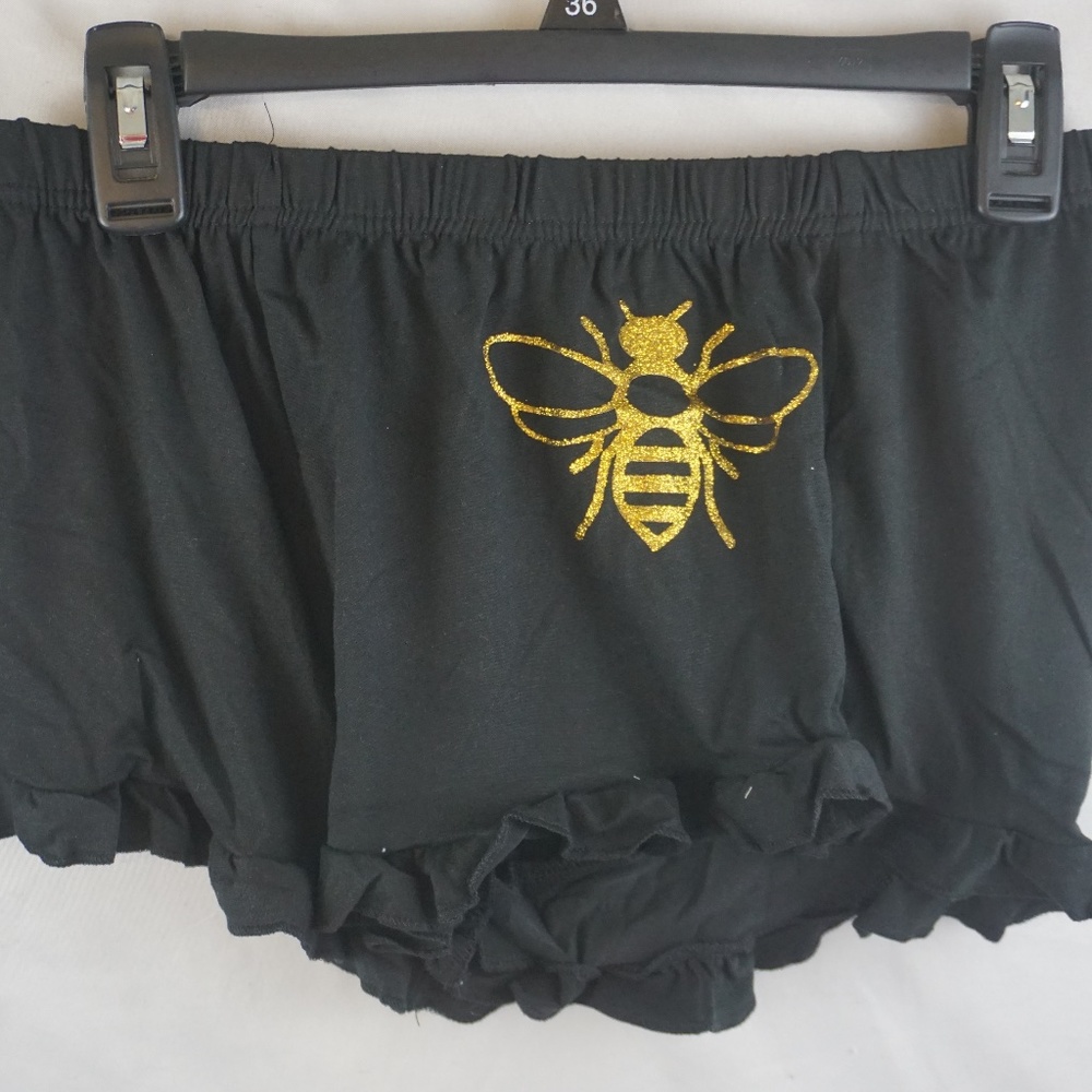 French Affairs Let Me Bee Tank Top Shorts Pajama Set  Size Medium NWTags - Picture 4 of 4